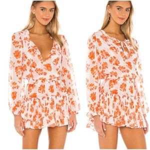 Misa Los Angeles Floral Mini Dress